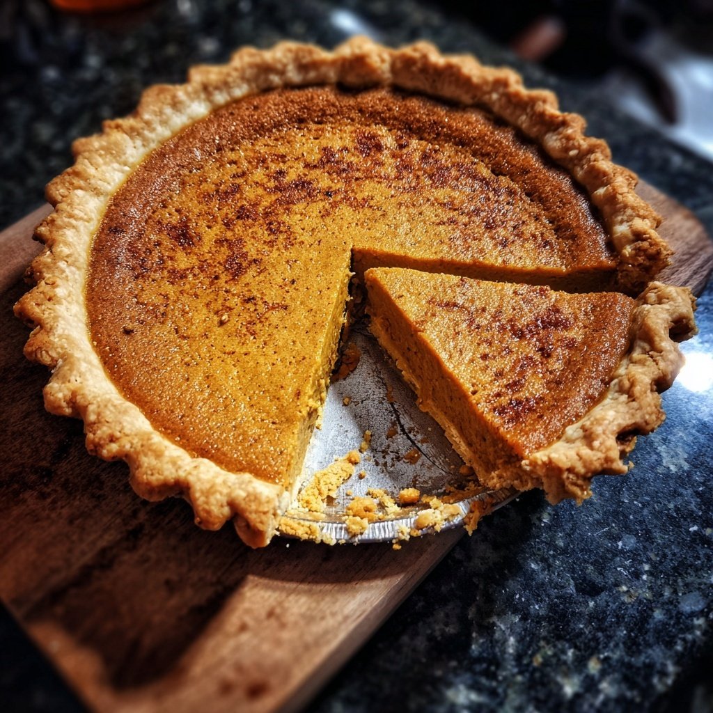 Festive Spiced Pumpkin Pie