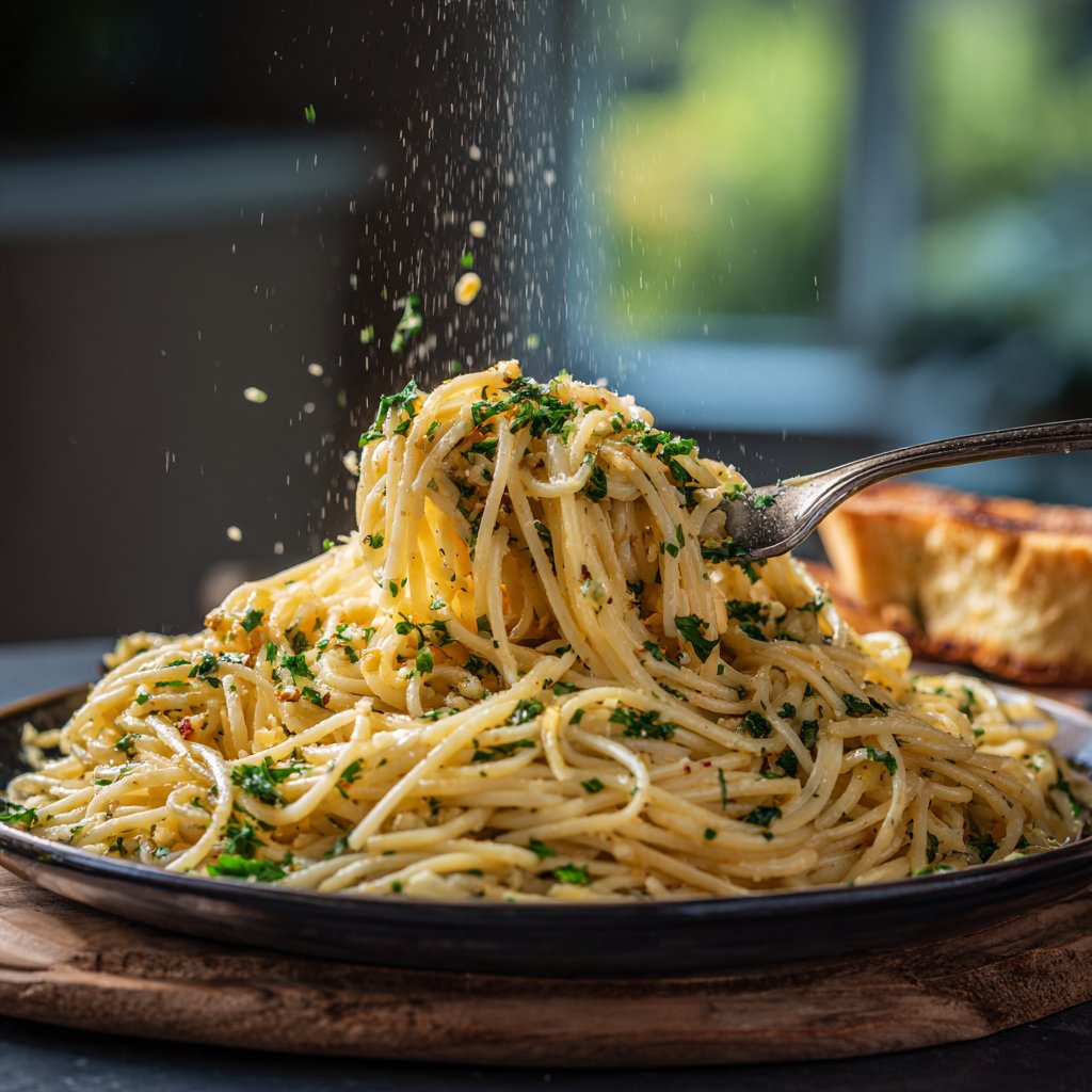 Quick Garlic Butter Pasta