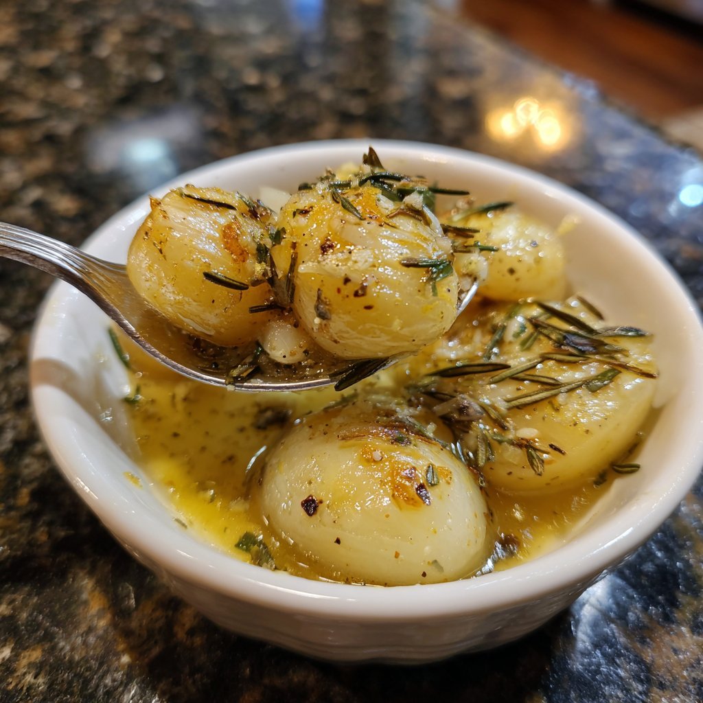 Onion Boil with Rosemary Butter