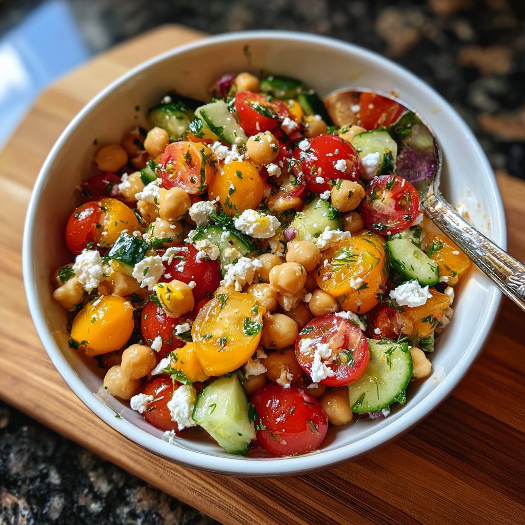 Mediterranean Chickpea Salad