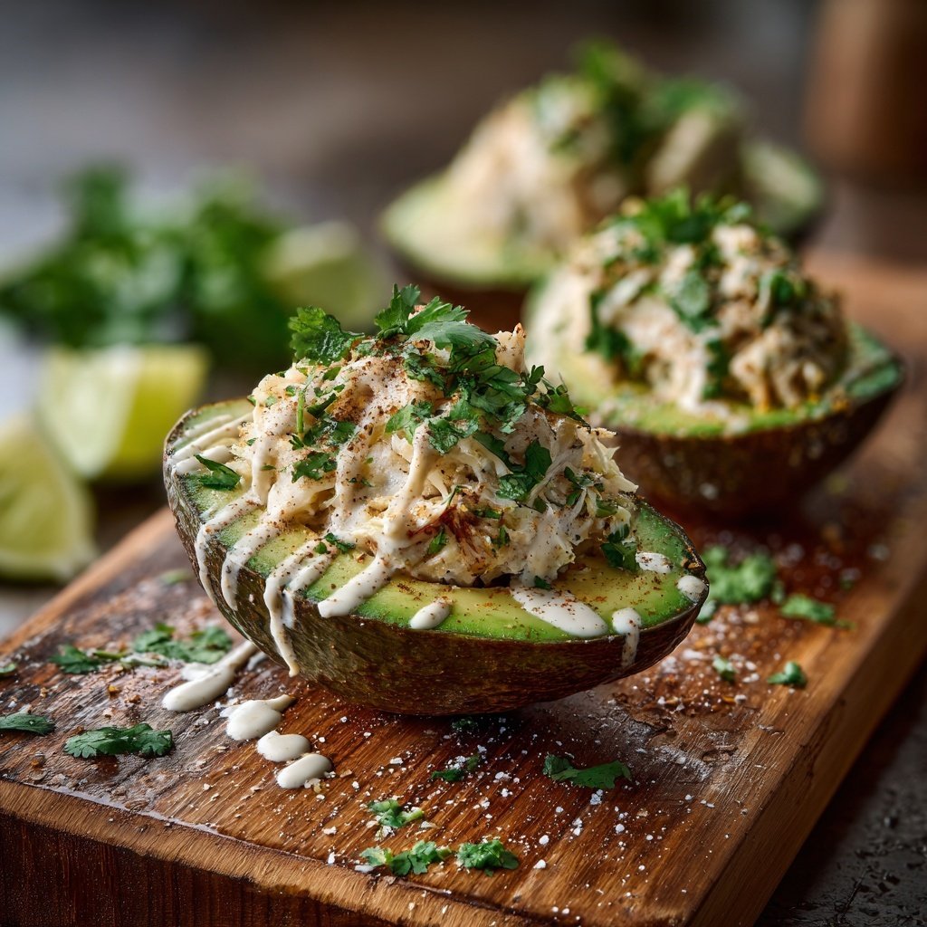 Stuffed Avocado with Crab
