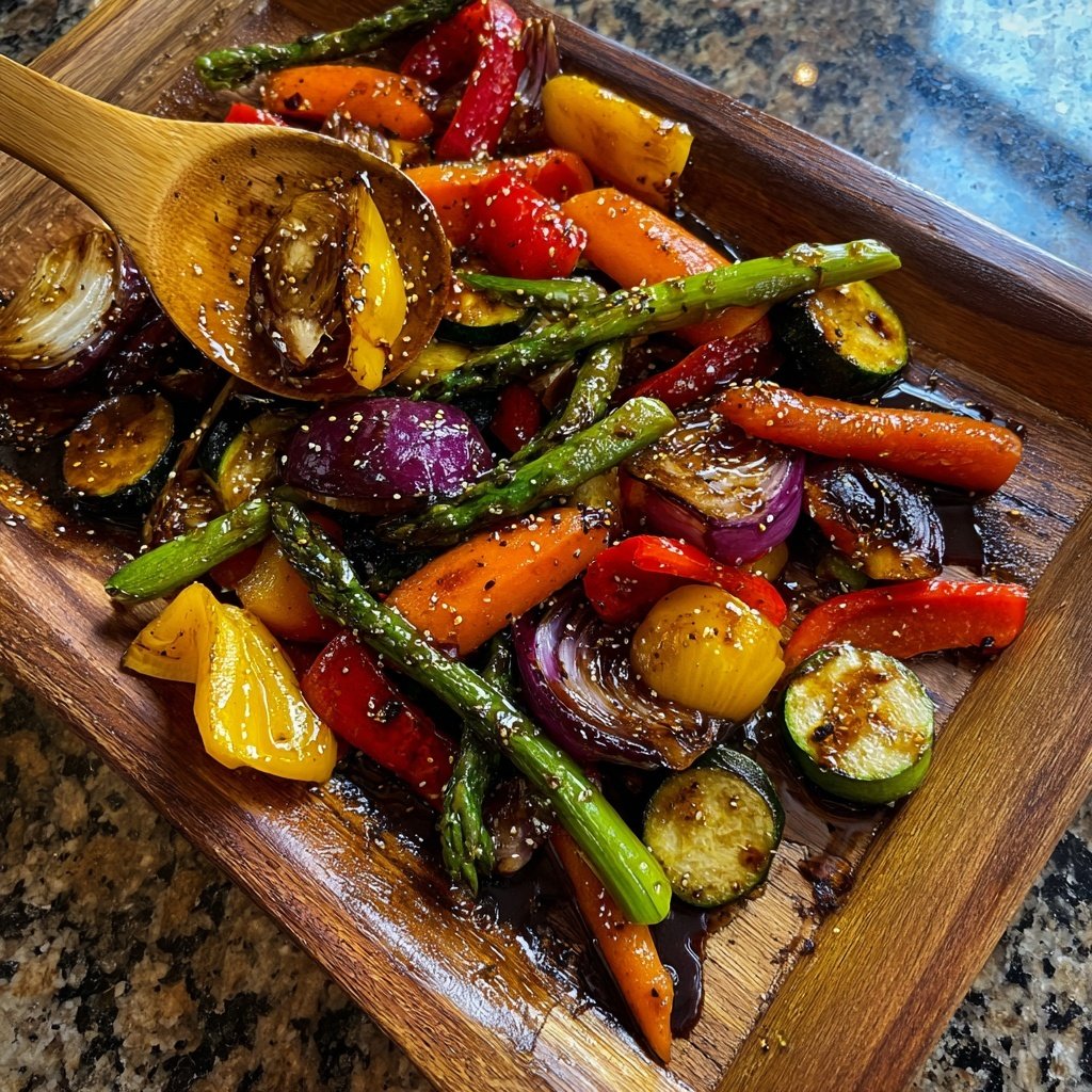 Balsamic Glazed Veggie Medley